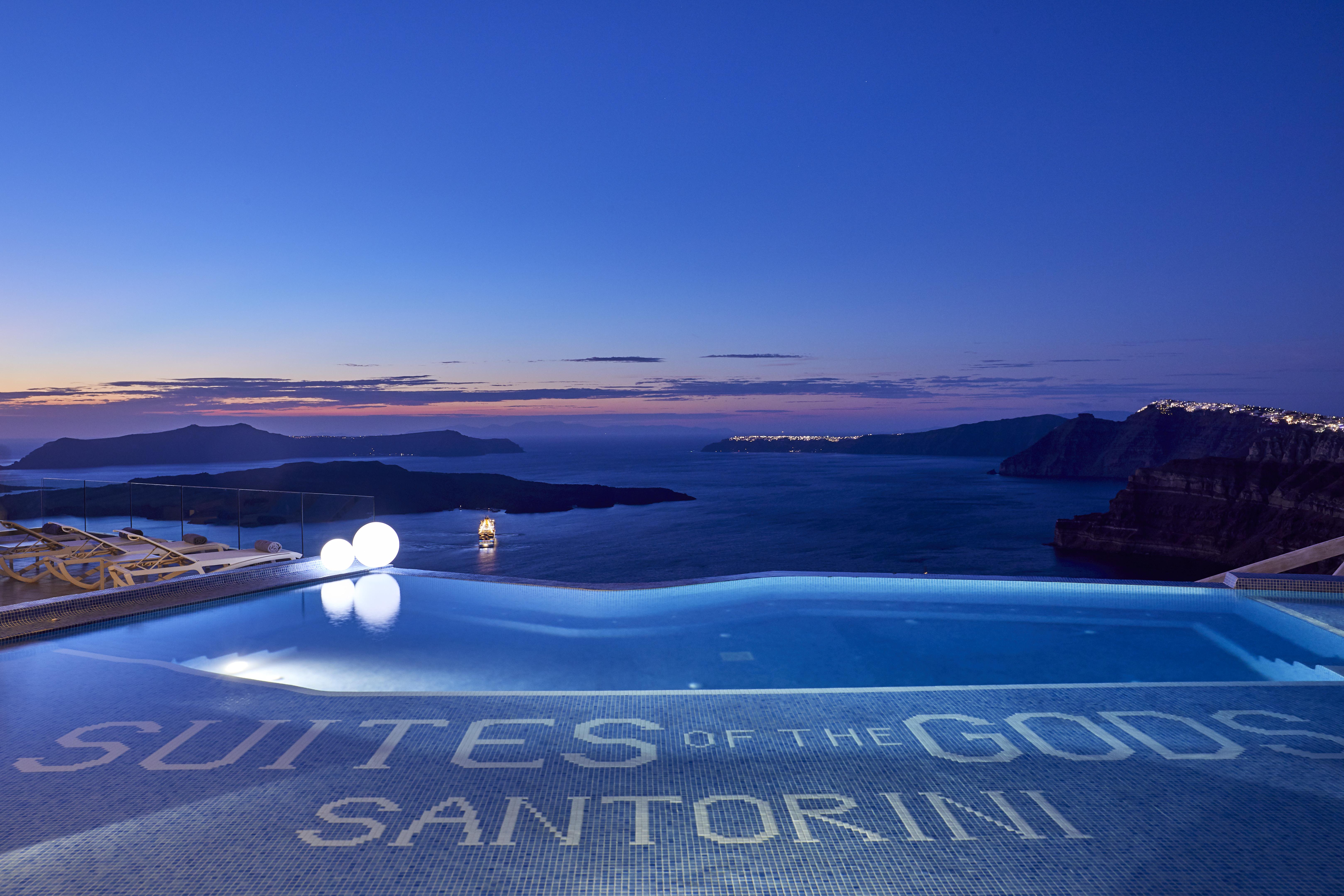 Suites Of The Gods Cave Spa Hotel Megalochori  Luaran gambar